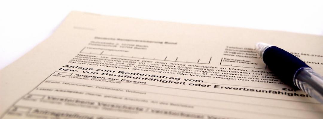 Berufsunfähigkeit Erwerbsminderung Antrag