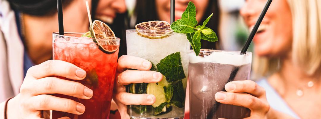 Alkohol, Softdrinks, Kaffee