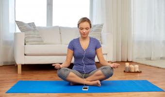 Yoga Podcasts zuhause